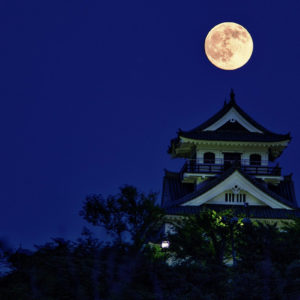 館山の月